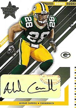 2004 Leaf Rookies & Stars - Rookie Autographs #202 Ahmad Carroll Front