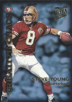 1996 Ultra Sensations - Creative Chaos #7F Jerry Rice / Steve Young Front