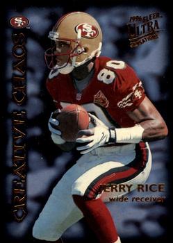 1996 Ultra Sensations - Creative Chaos #9G Carl Pickens / Jerry Rice Front