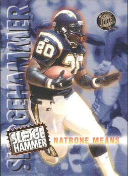 1996 Ultra - Sledgehammer #7 Natrone Means Front