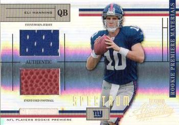 2004 Playoff Absolute Memorabilia - Spectrum #225 Eli Manning Front