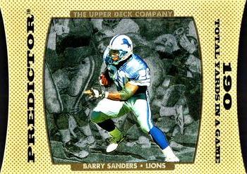 1996 Upper Deck - Predictors: Hobby #PH7 Barry Sanders Front