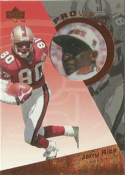 1996 Upper Deck - Proview #PV2 Jerry Rice Front