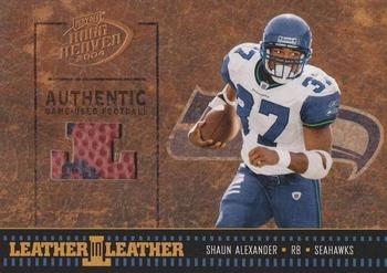2004 Playoff Hogg Heaven - Leather in Leather #LL-16 Shaun Alexander Front