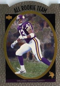 1996 Upper Deck Silver Collection - All-Rookie Team #AR19 Orlando Thomas Front
