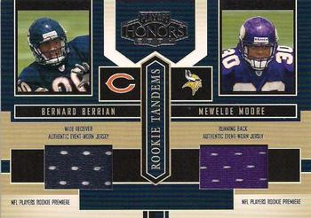 2004 Playoff Honors - Rookie Tandems Jerseys #RT-10 Bernard Berrian / Mewelde Moore Front
