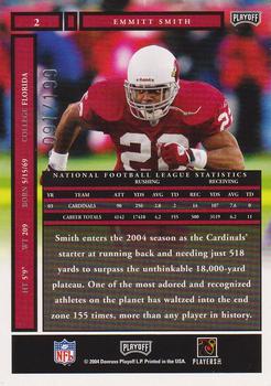 2004 Playoff Honors - X's #2 Emmitt Smith Back