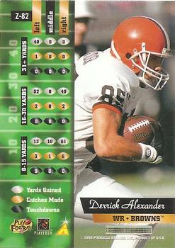 1996 Zenith #Z-82 Derrick Alexander Back