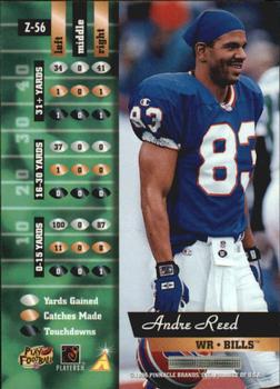 1996 Zenith - Artist's Proofs #Z-56 Andre Reed Back