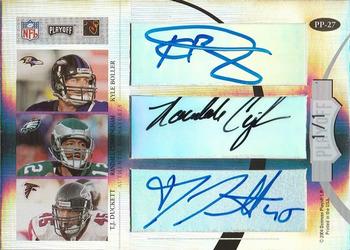 2004 Playoff Prime Signatures - Prime Pairings Autographs Prime Cuts #PP-27 Hines Ward / Kyle Boller / Randall Cunningham / Isaac Bruce / Jimmy Smith / T.J. Duckett Back
