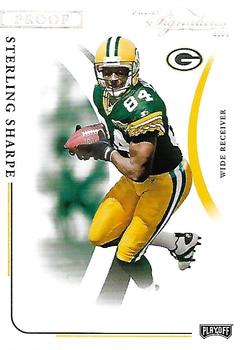 2004 Playoff Prime Signatures - Silver Proofs #42 Sterling Sharpe Front