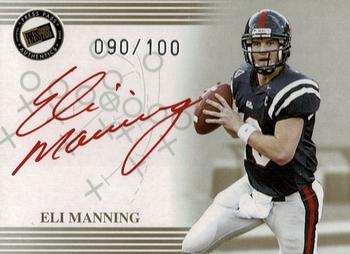 2004 Press Pass - Autographs Gold #NNO Eli Manning Front