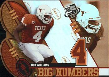 2004 Press Pass - Big Numbers #BN31 Roy Williams Front