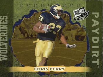 2004 Press Pass - Paydirt #PD 10 Chris Perry  Front