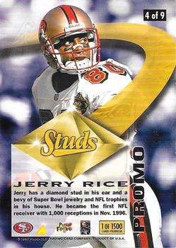 1997 Action Packed #4 Jerry Rice Back
