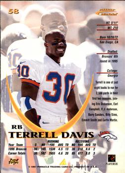 1997 Action Packed #58 Terrell Davis Back
