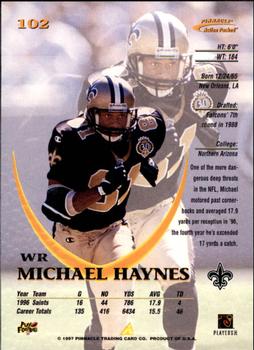 1997 Action Packed #102 Michael Haynes Back