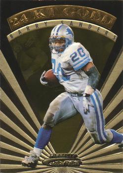 1997 Action Packed - 24K Gold #4 Barry Sanders Front
