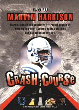 1997 Action Packed - Crash Course #17 Marvin Harrison Back