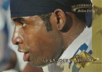 1997 Action Packed - Studs #1 Deion Sanders Front
