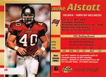 1997 Bowman's Best #29 Mike Alstott Back