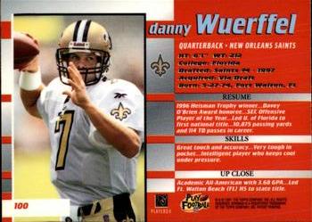 1997 Bowman's Best #100 Danny Wuerffel Back