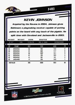 2004 Score - Glossy #146 Kevin Johnson Back