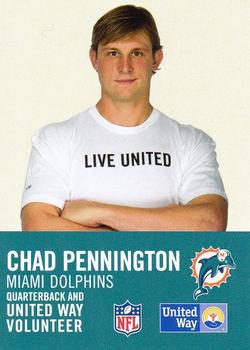 2009 United Way Chad Pennington #NNO Chad Pennington Front
