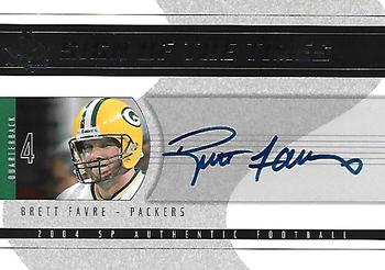 2004 SP Authentic - Sign of the Times #SOT-BF Brett Favre Front