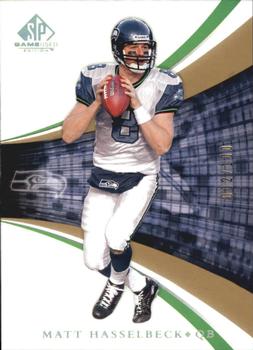 2004 SP Game Used - Gold #84 Matt Hasselbeck Front