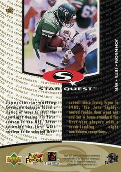1997 Collector's Choice - StarQuest #SQ20 Keyshawn Johnson Back