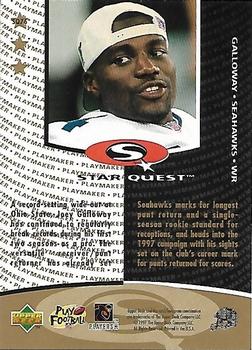 1997 Collector's Choice - StarQuest #SQ76 Joey Galloway Back