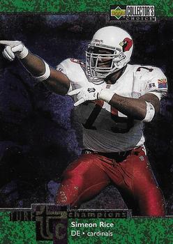 1997 Collector's Choice - Turf Champions #TC40 Simeon Rice Front