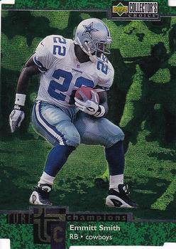 1997 Collector's Choice - Turf Champions #TC61 Emmitt Smith Front