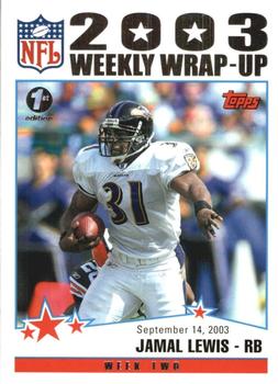 2004 Topps 1st Edition #292 Jamal Lewis Front