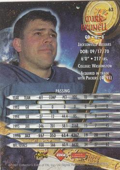 1997 Collector's Edge Excalibur #63 Mark Brunell Back