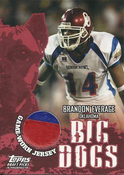 2004 Topps Draft Picks & Prospects - Big Dog Relics #BD-BE Brandon Everage Front