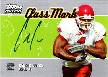 2004 Topps Draft Picks & Prospects - Class Marks Autographs #CM-CC Cedric Cobbs Front