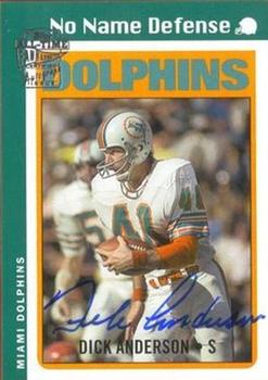 2004 Topps All-Time Fan Favorites - Autographs #DA Dick Anderson Front