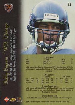1997 Collector's Edge Extreme #31 Bobby Engram Back