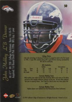 1997 Collector's Edge Extreme #50 John Mobley Back