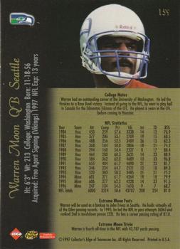 1997 Collector's Edge Extreme #159 Warren Moon Back