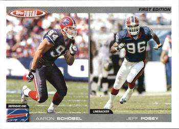 2004 Topps Total - First Edition #224 Aaron Schobel / Jeff Posey Front
