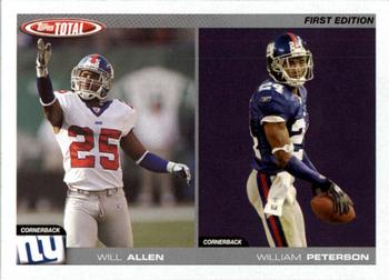 2004 Topps Total - First Edition #264 Will Allen / Will Peterson Front