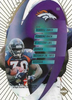 1997 Collector's Edge Extreme - Finesse #09 Terrell Davis Back