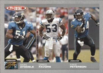 2004 Topps Total - Silver #290 Akin Ayodele / Greg Favors / Mike Peterson Front