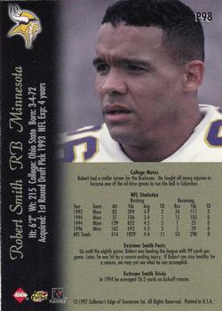 1997 Collector's Edge Extreme - Foil #P98 Robert Smith Back