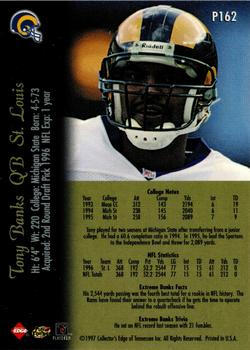1997 Collector's Edge Extreme - Foil #P162 Tony Banks Back