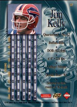1997 Collector's Edge Masters #27 Jim Kelly Back
