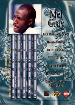 1997 Collector's Edge Masters #103 Mel Gray Back
